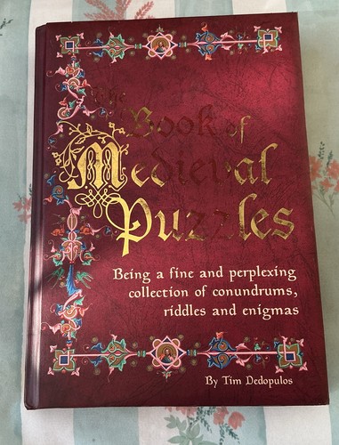 The book medieval - book, puzzles.