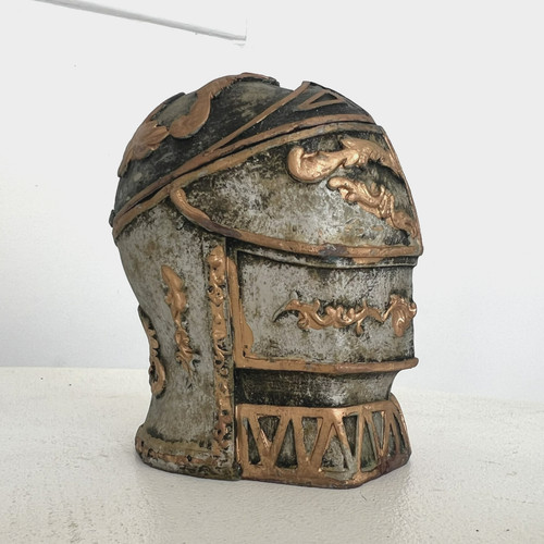 Medieval knight helmet - knight,