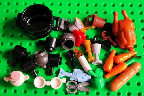 Lego minifigure food - lego,
