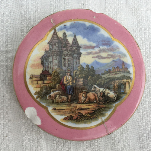 Rare small prattware - , 'medieval